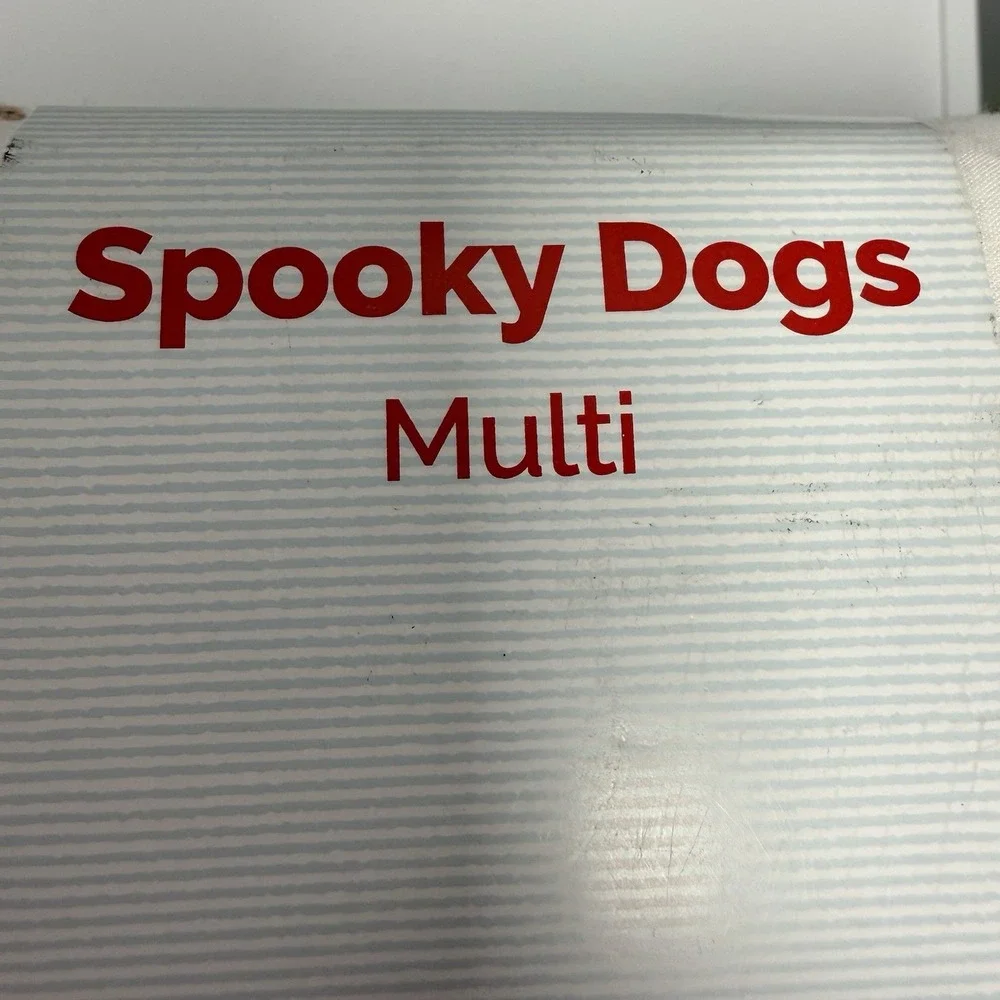 NWT Cath Kidston Halloween Dogs 4 Pc Queen Sheet Set Spooky Dog Print Bulldogs